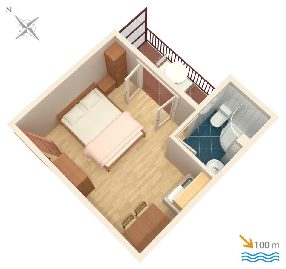 Apartments By The Sea Podaca, Makarska - 515 Екстериор снимка